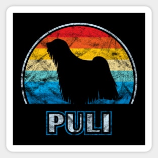 Puli Vintage Design Dog Sticker